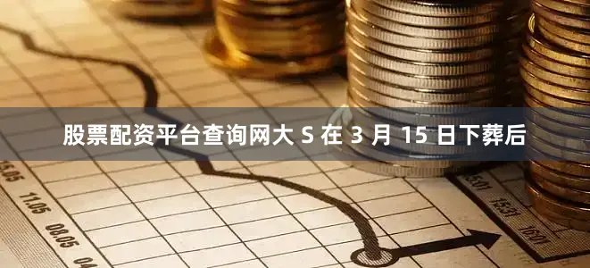 股票配资平台查询网大 S 在 3 月 15 日下葬后