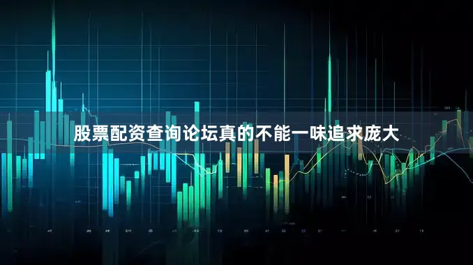 股票配资查询论坛真的不能一味追求庞大